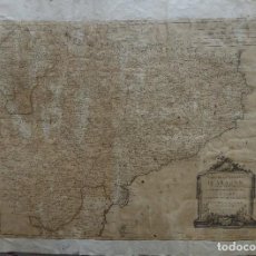 Arte: MAP-5. ETATS DE LA COURONNE D'ARAGON, GRABADO FINAL SIGLO XVIII. VENECIA. P. SANTINI.. Lote 320212573