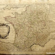 Arte: MAP-6. MAPA LE ROYAUME DE FRANCE. GRABADO EN VENICE, FINALES SIGLO XVIII. F. SANTINI. Lote 322453888