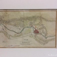 Arte: BACON, JOHN FRANCIS. “PLAN OF THE TOWN AND VICINITY OF BILBAO 1838. Lote 340998683