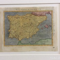 Arte: MAPA DE ESPAÑA Y PORTUGAL, 1597. PTOLOMEO/MAGINI/KESCHEDT. Lote 341998828