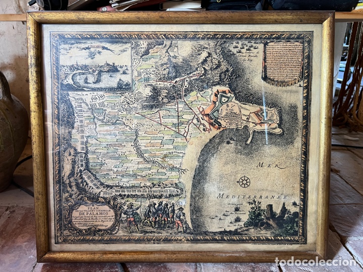 Arte: ANTIGUO MAPA DE PALAM&Oacute;S - Foto 1