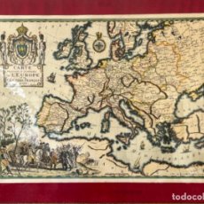Art: MAPA DEL IMPERIO FRANCÉS EN EUROPA, EN ÉPOCA DE NAPOLEÓN, 1807. LANGLOIS. Lote 350789599
