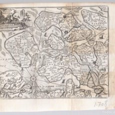 Arte: MAPA COMITATUS ZELANDIAE. NETHERLANDS AND DUTCH REGIONS. F. FAUGRANT. SIGLO XVIII. Lote 364017216