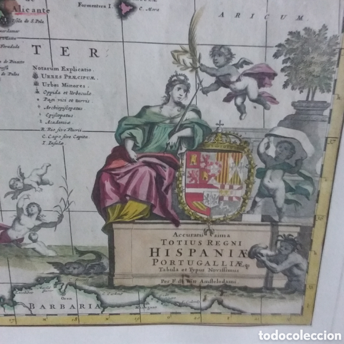 Arte: Mapa de Espa&ntilde;a. S XVIII - Foto 2