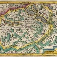 1607 antiguo mapa de argou, aargau, cantón suiz - Compra venta en ...