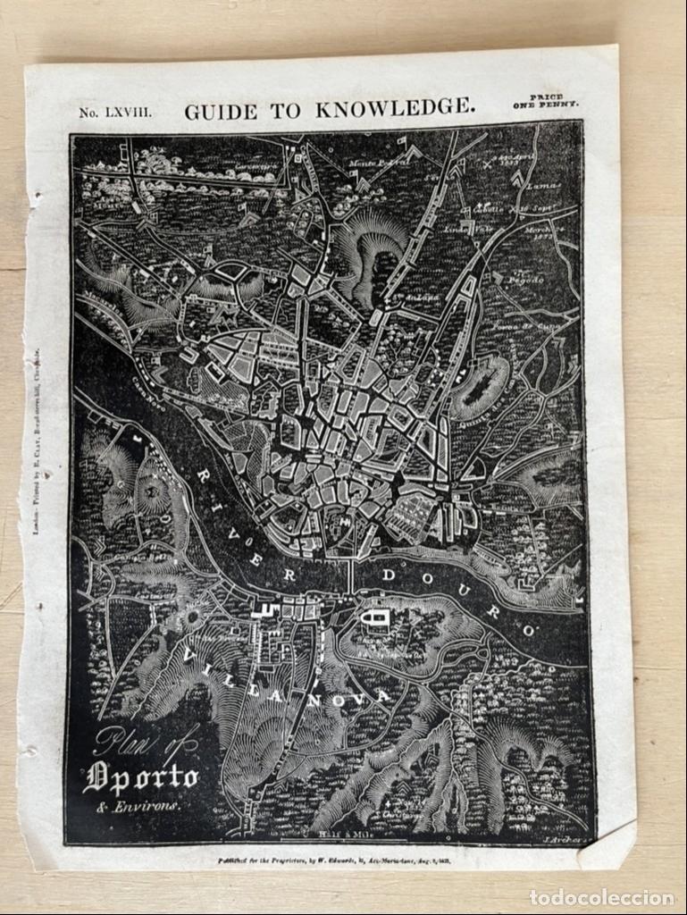 plano de oporto portugal 1633. w. pinnock j Acquista Mappe