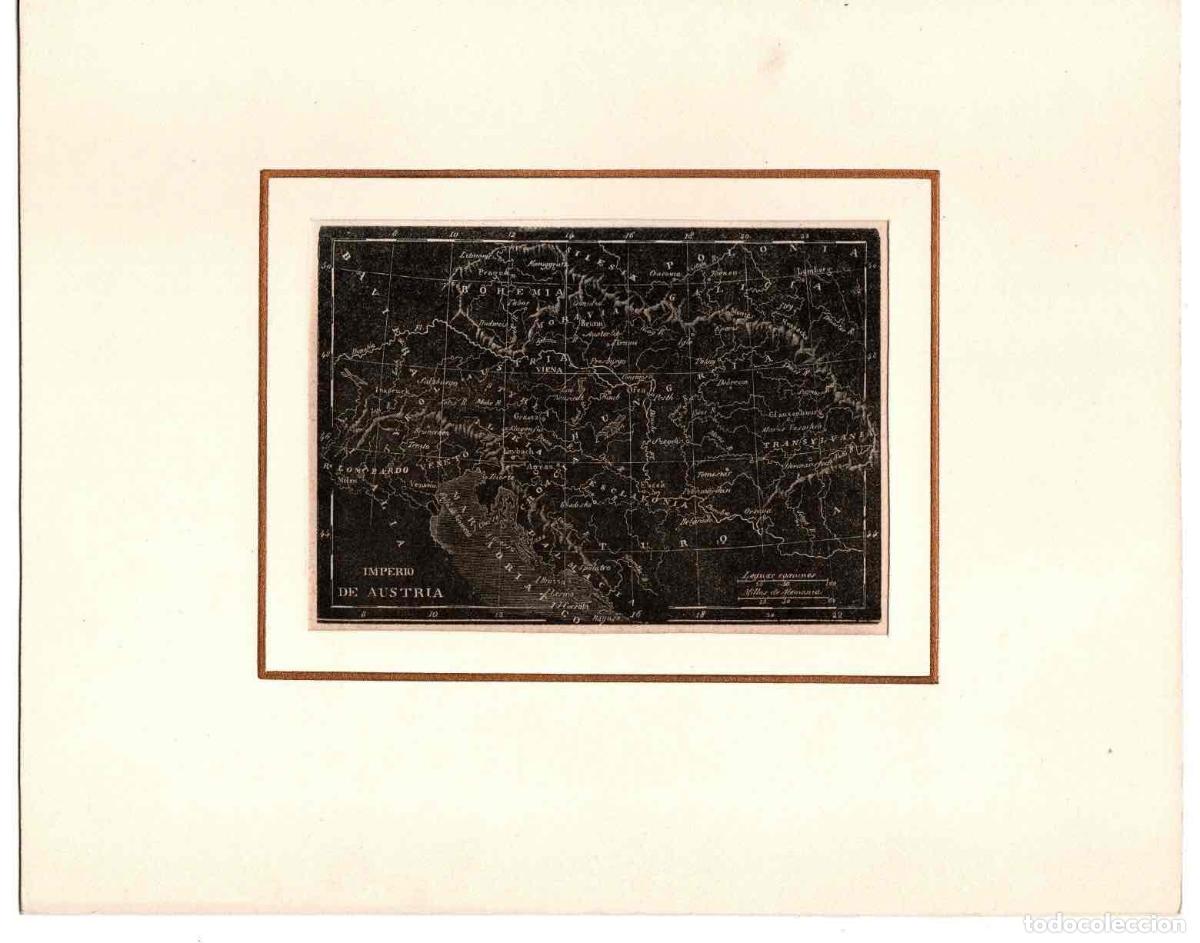 Arte: MAPA IMPERIO DE AUSTRIA. S. XVIII - Foto 1
