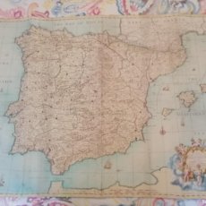 Arte: SENEX - MAXWELL: A CORRECT MAP OF SPAIN & PORTUGAL. HACIA 1714. 92 X 63 CM.