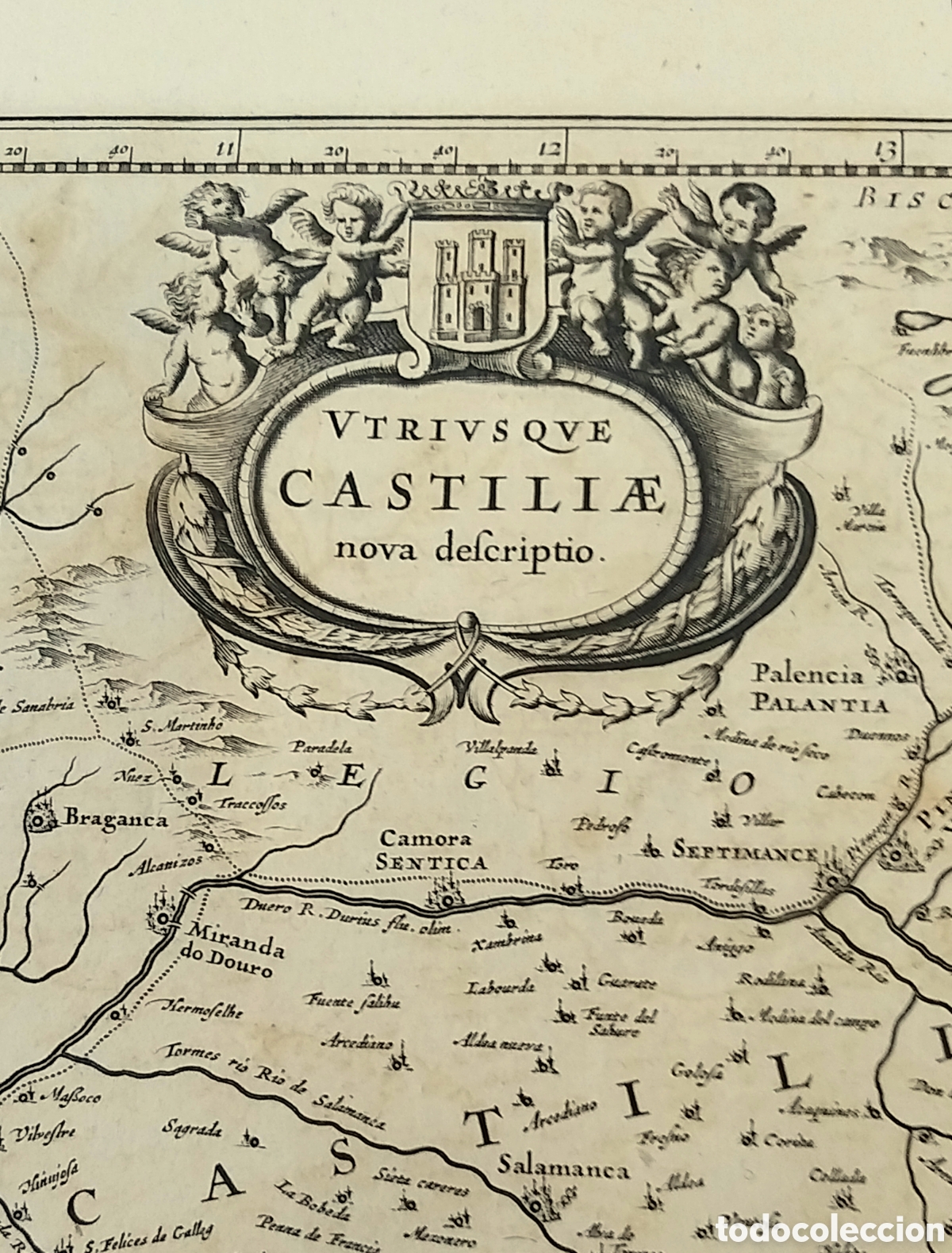 Arte: CASTILLA NOVA Mapa de BLAEU. 1735. - Foto 4
