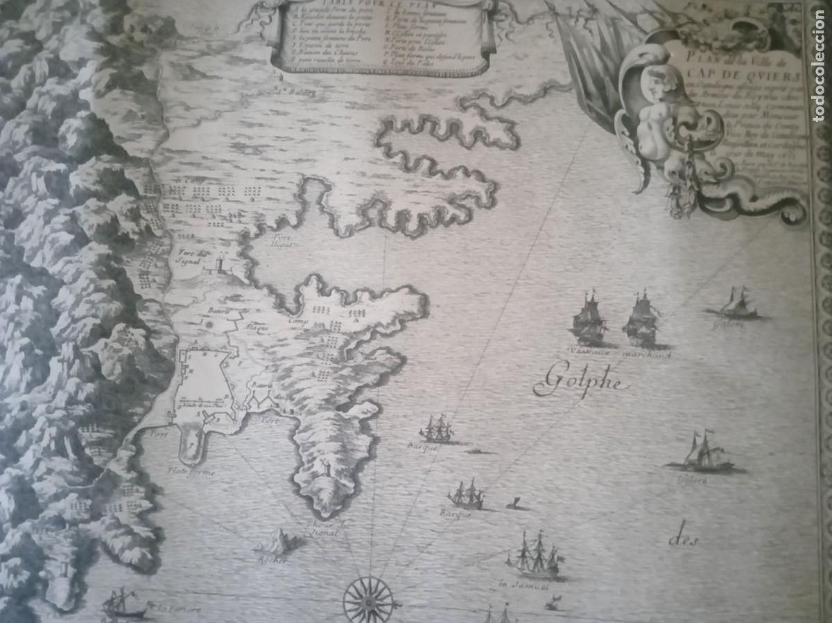 Arte: Mapa del 1655.Cap de Quiers. - Foto 3