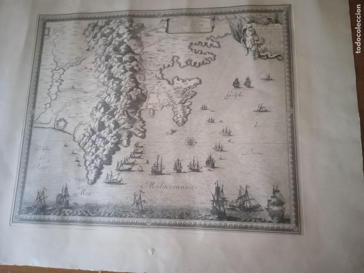 Arte: Mapa del 1655.Cap de Quiers. - Foto 1