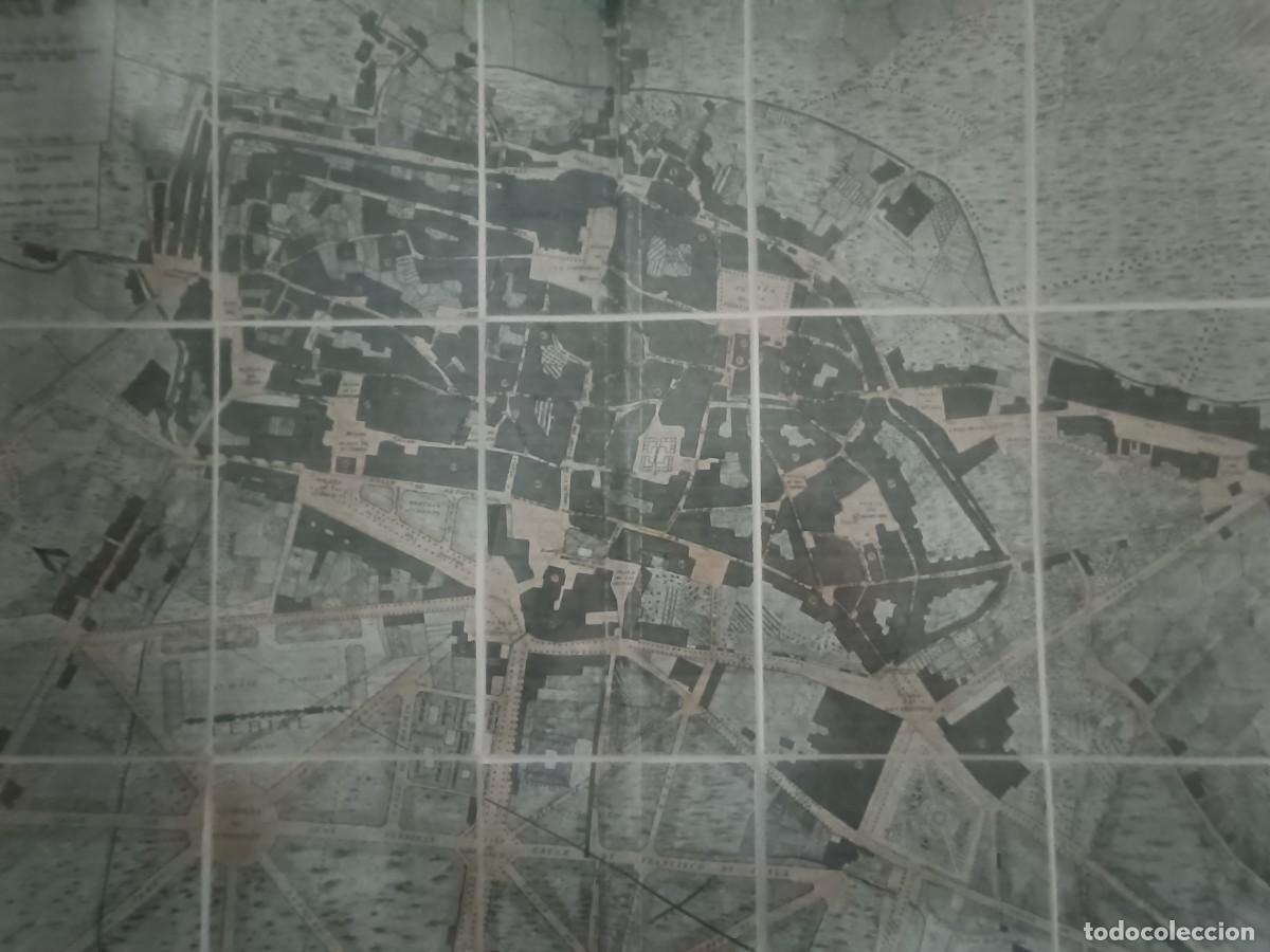 Arte: Plano de la ciudad de Leon . Mapa entelado. - Foto 16