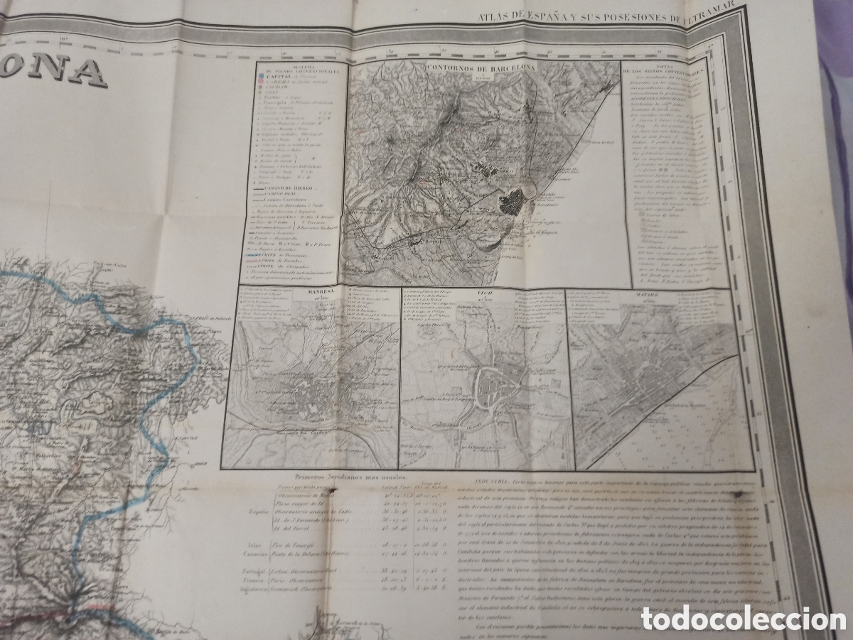 Arte: Mapa de Francisco Coello Barcelona - Foto 2