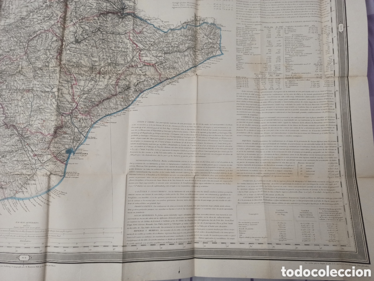 Arte: Mapa de Francisco Coello Barcelona - Foto 3