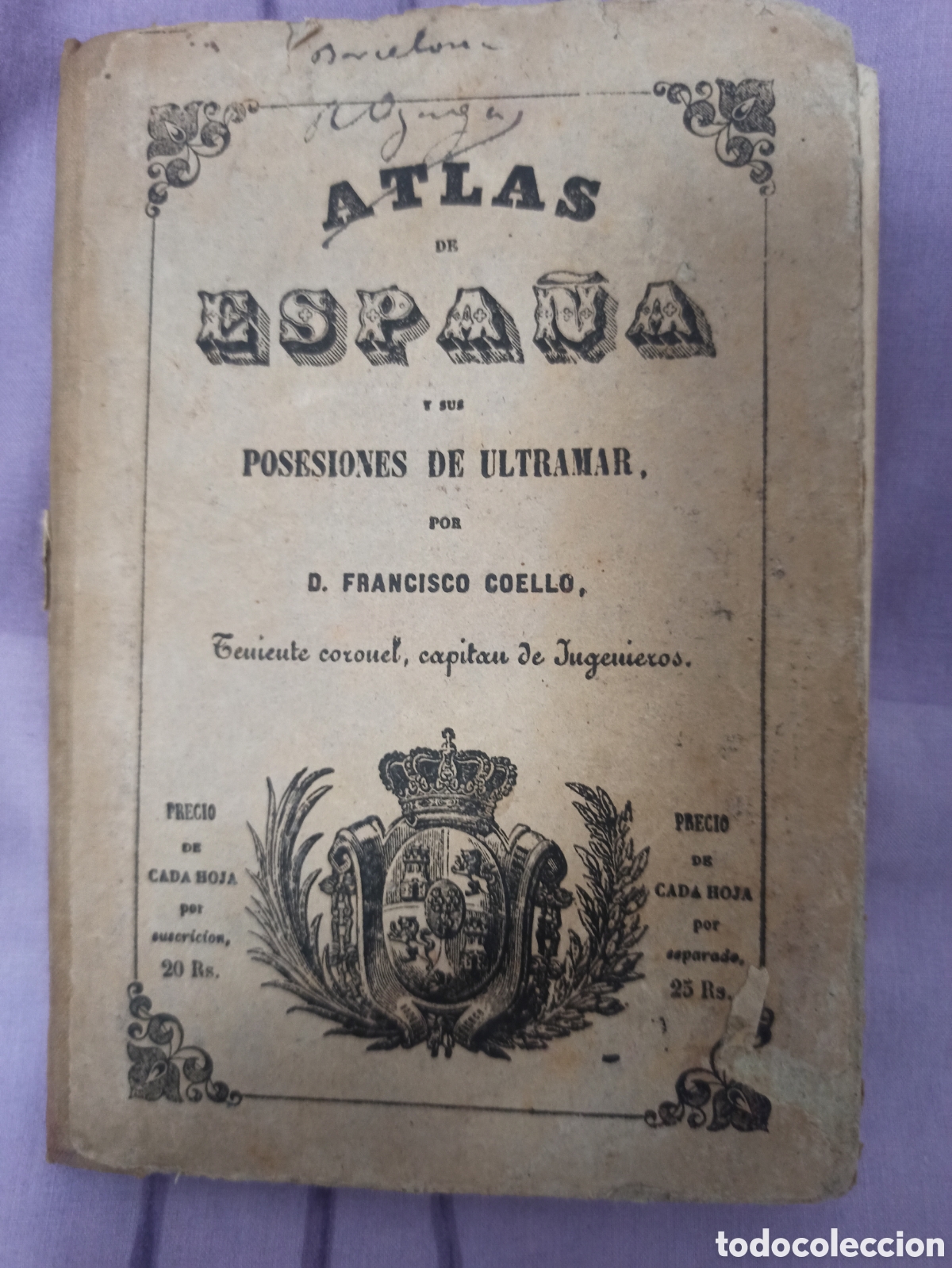 Arte: Mapa de Francisco Coello Barcelona - Foto 11