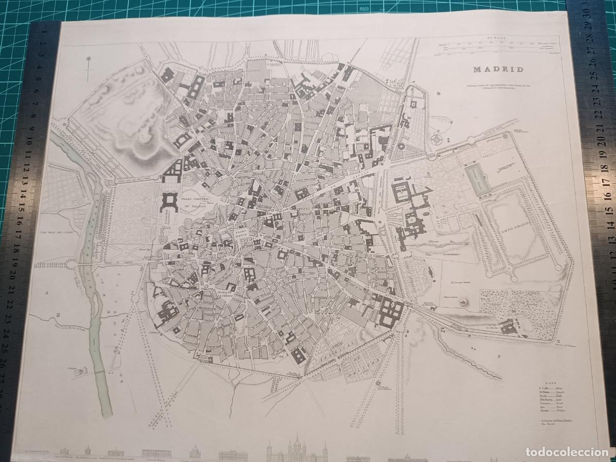Arte: Mapa de Madrid- ca 1840. SDUK - Foto 1