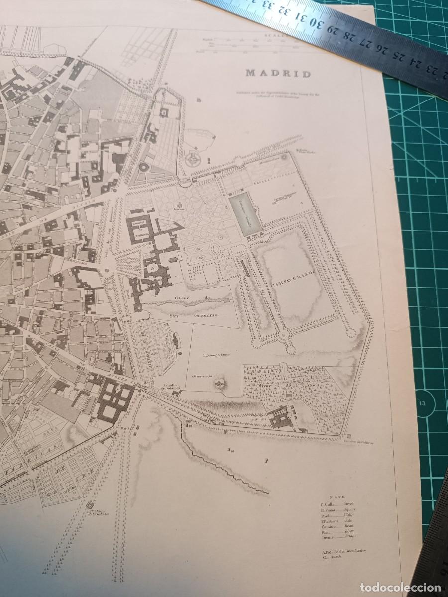 Arte: Mapa de Madrid- ca 1840. SDUK - Foto 2
