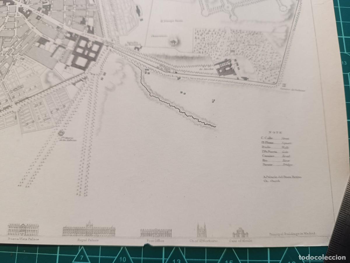Arte: Mapa de Madrid- ca 1840. SDUK - Foto 3