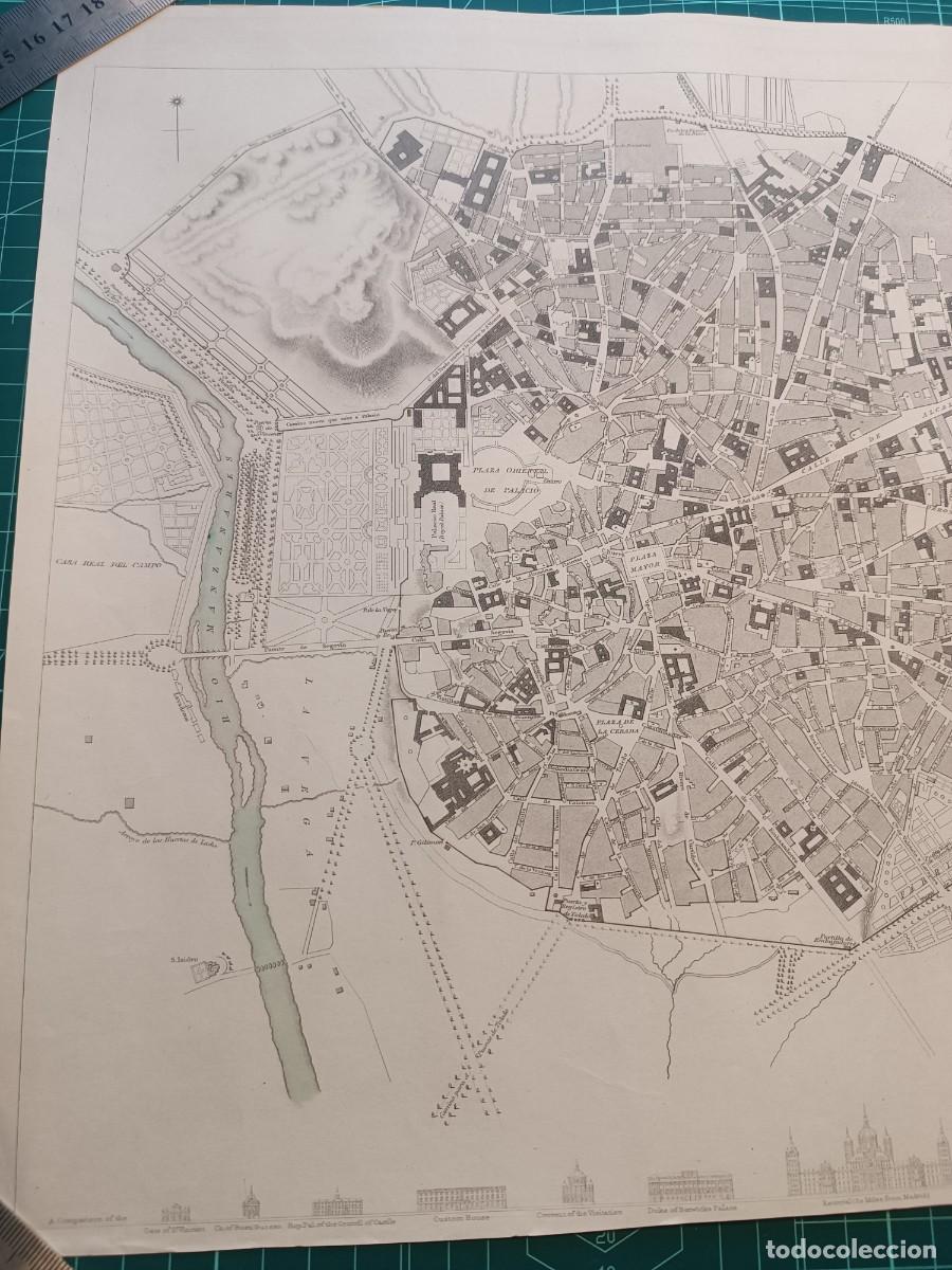 Arte: Mapa de Madrid- ca 1840. SDUK - Foto 4