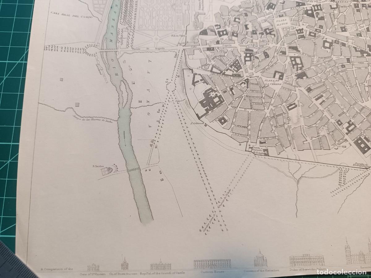 Arte: Mapa de Madrid- ca 1840. SDUK - Foto 5