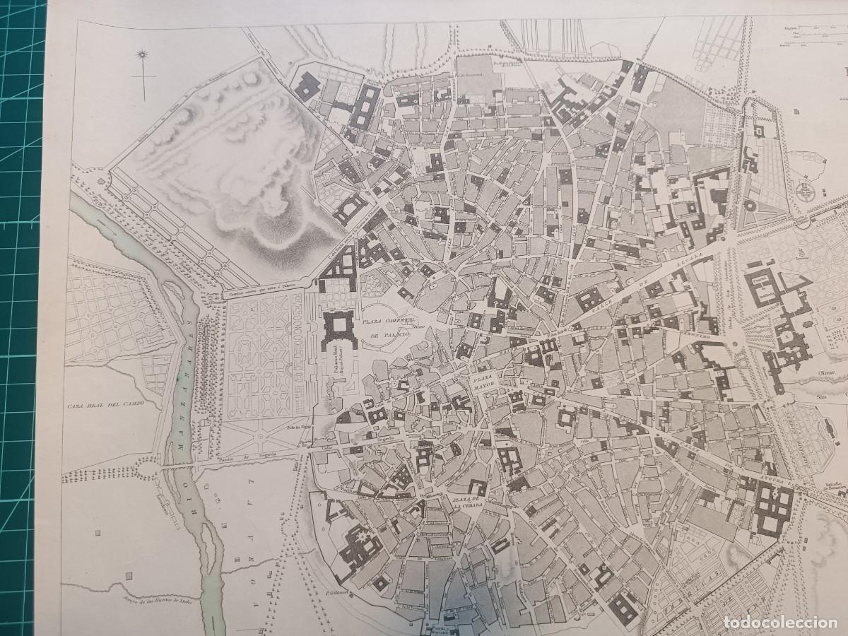 Arte: Mapa de Madrid- ca 1840. SDUK - Foto 7