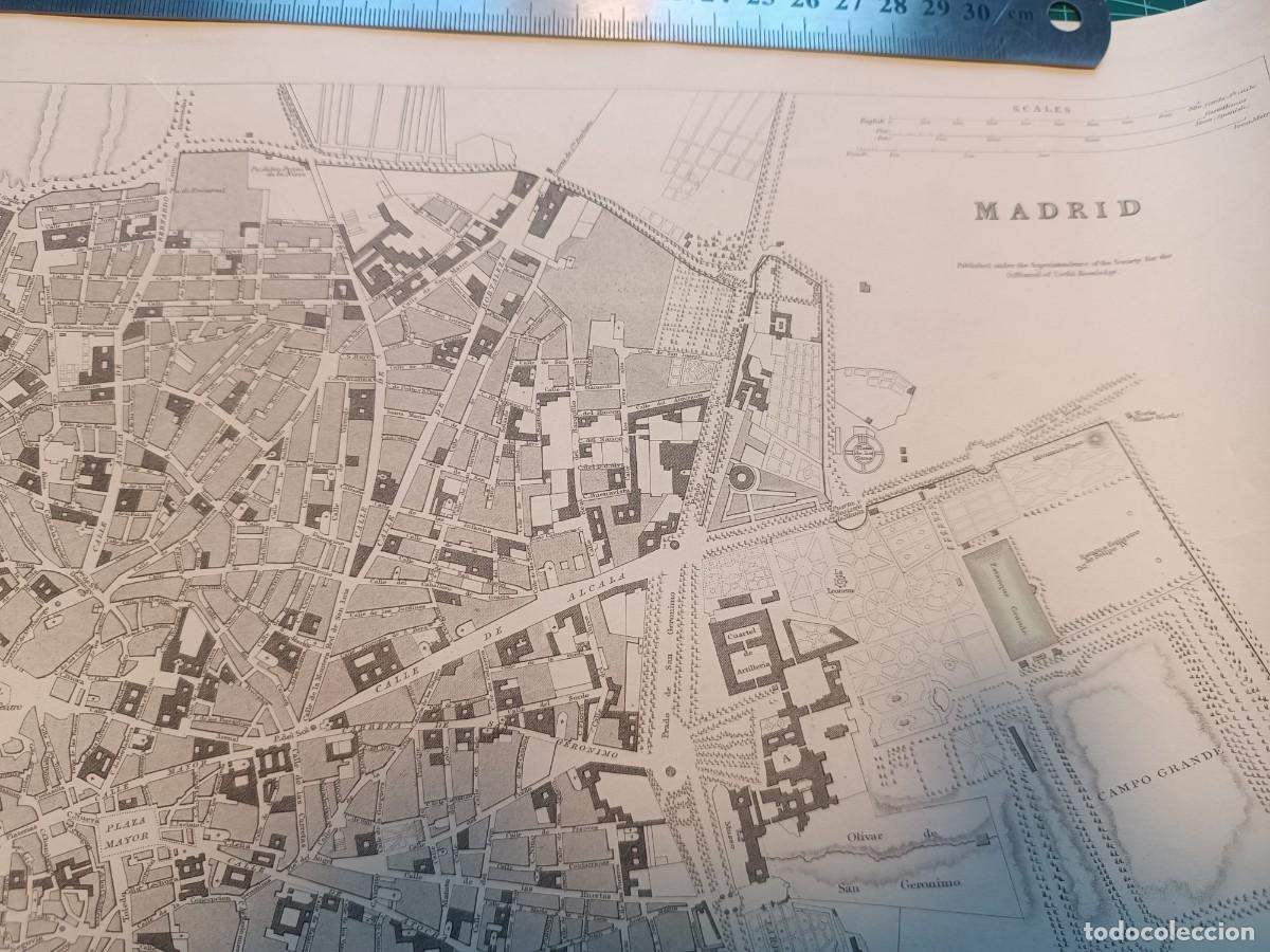 Arte: Mapa de Madrid- ca 1840. SDUK - Foto 8