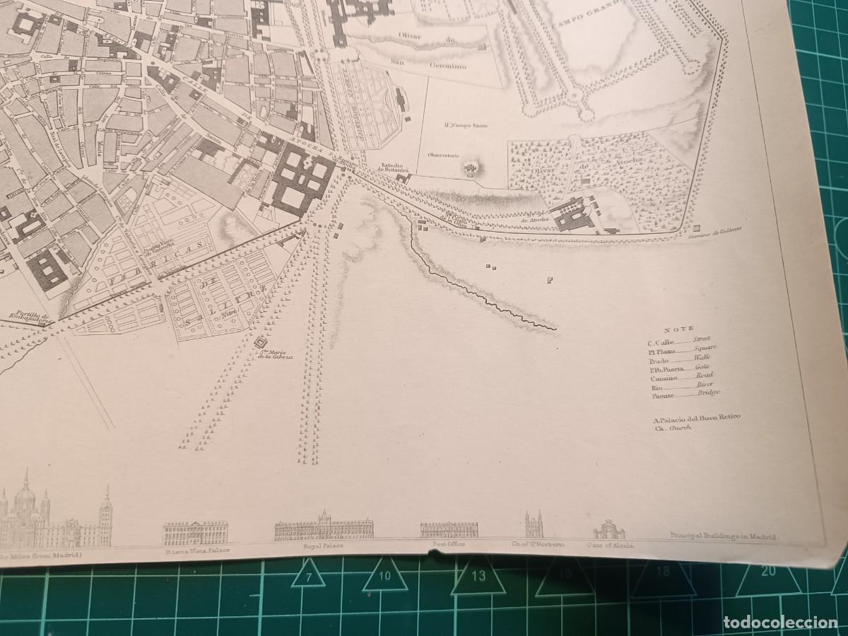 Arte: Mapa de Madrid- ca 1840. SDUK - Foto 9