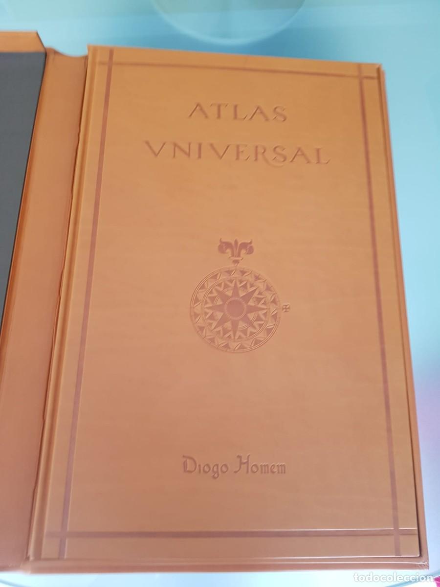 Kunst: FACSIMIL ATLAS UNIVERSAL DE DIOGO HOMEM MOLEIRO 2002 Y LIBRO DE ESTUDIOS CARTOGRAF&Iacute;A MAPA NAVEGACION