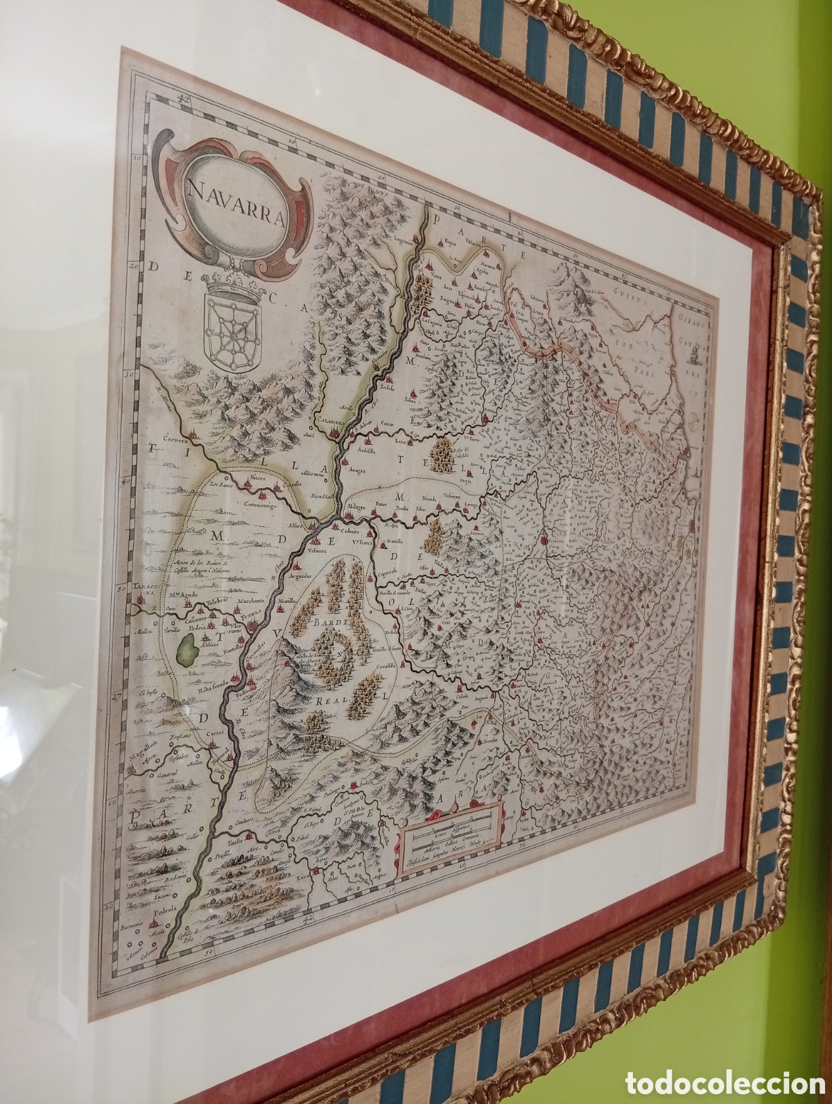 Arte: Gran Mapa Navarra a&ntilde;o 1630 - Foto 9