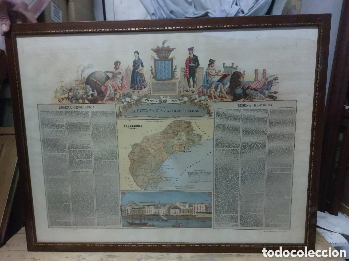 Arte: Cuadro antiguo de Tarragona