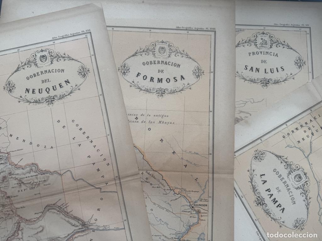 Arte: PLANO DE NEUQUEN, FORMOSA, LA PAMPA Y SAN LU&Iacute;S (ARGENTINA), 1888. PAZ SOLDAN