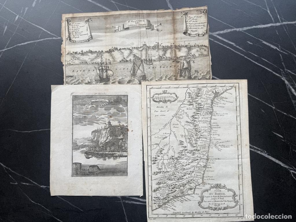Arte: S. de Bah&iacute;a, litoral central de Brasil y S. Salvador ( Congo, (&Aacute;frica), Diferentes a&ntilde;os y autores.