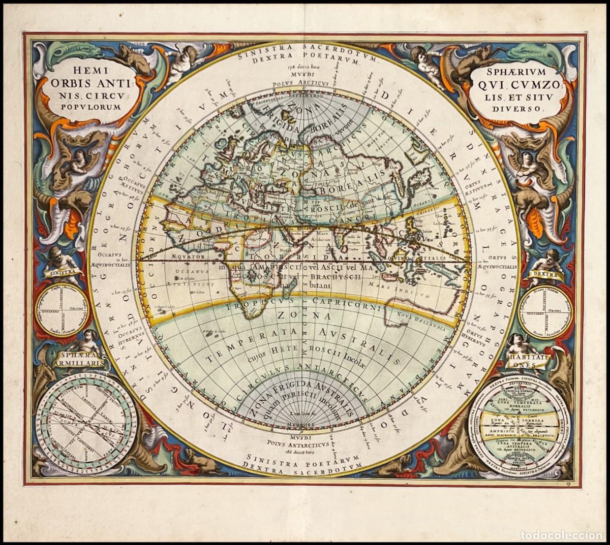Arte: ANDREAS CELLARIUS - ORBIS ATIQUI - 1661