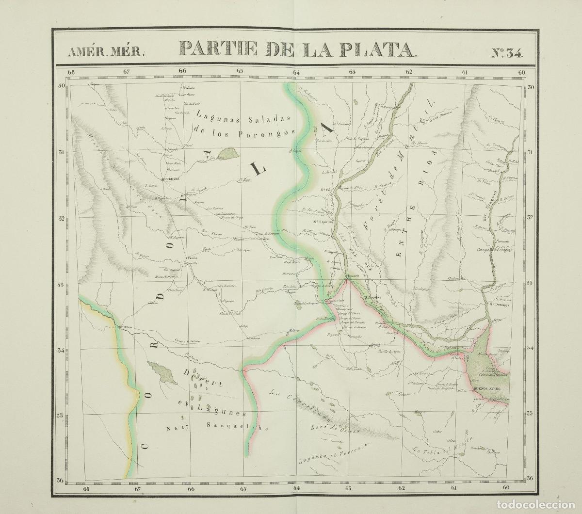 Kunst: Am&eacute;r. M&eacute;r. Partie de la Plata. No. 34 - Van der Maelen, Philippe