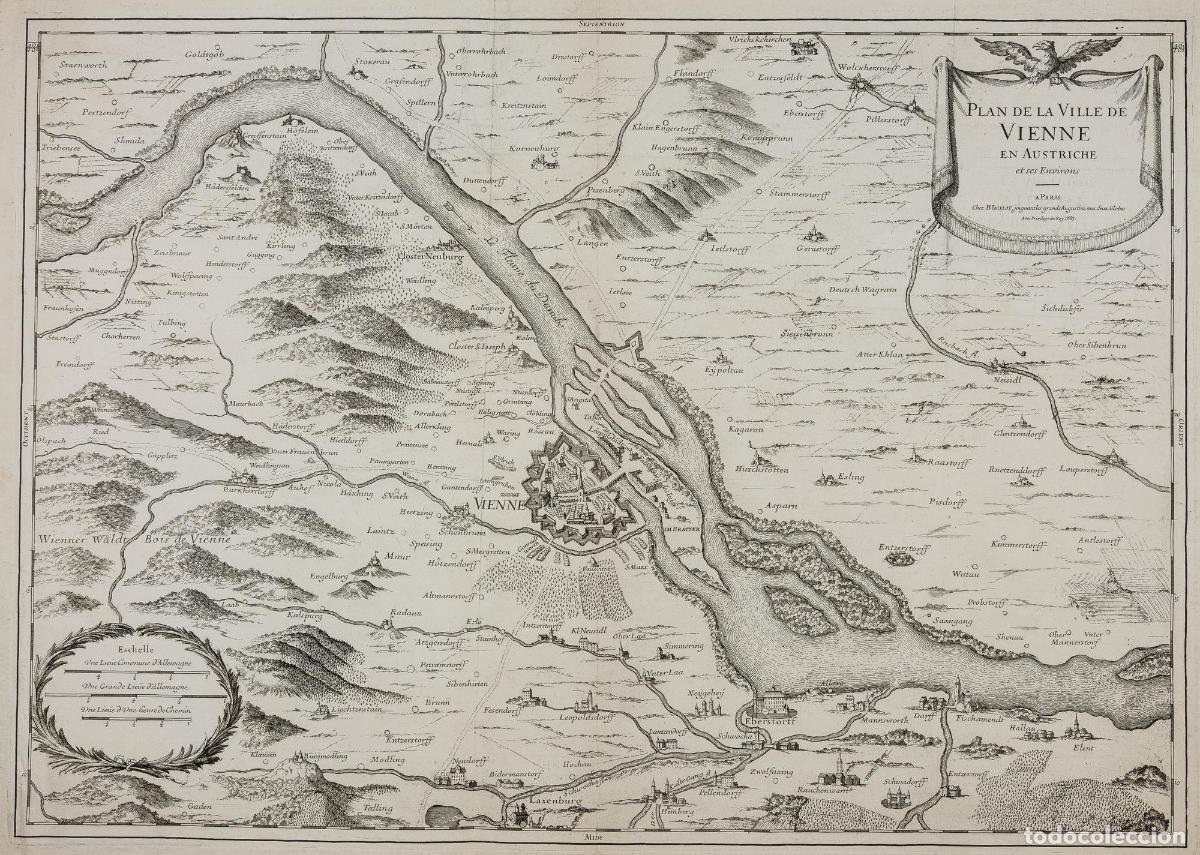Art: Plan de la Ville de Vienne en Austriche - Jaillot, Alexis Hubert
