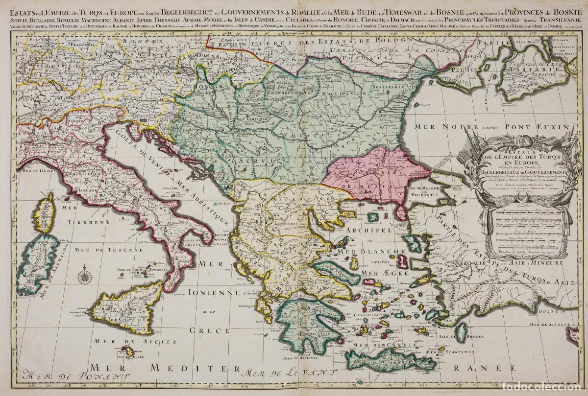 Art: Estats de l'Empire des Turqs en Europe - Jaillot