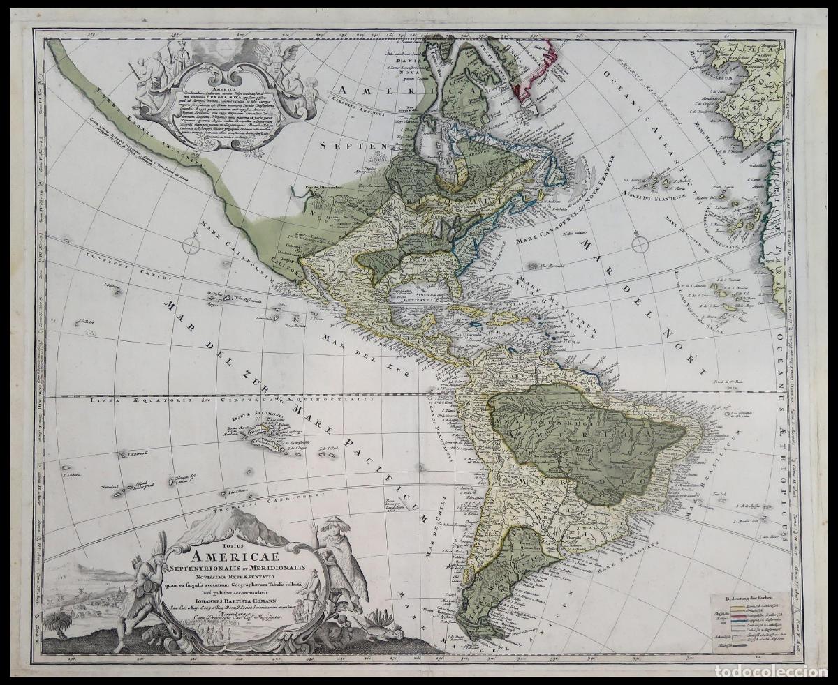 Art: Totius Americae Septentrionalis et Meridionalis - Homann, Johann Baptist