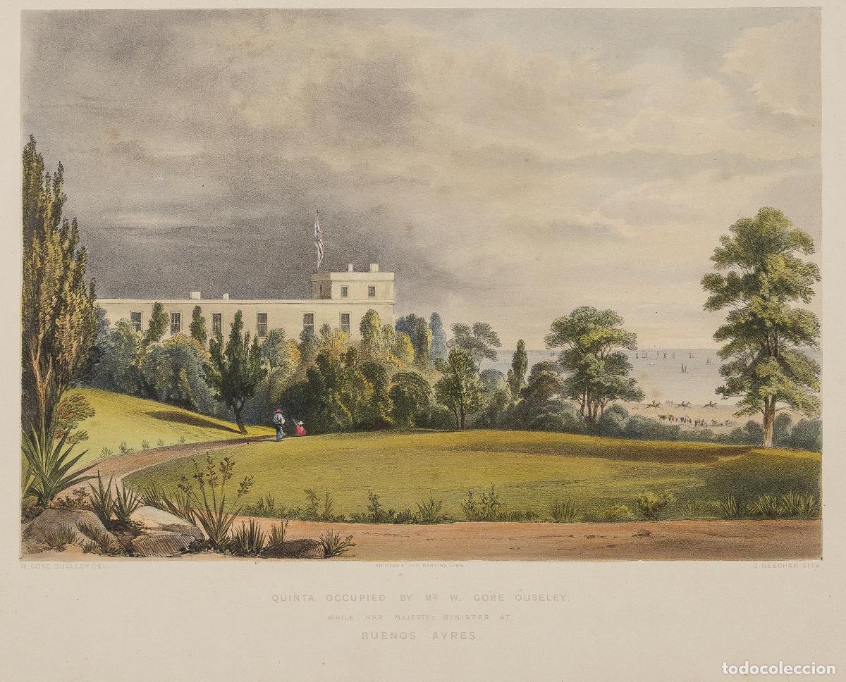 Art: Quinta occupied by Mr W. Gore Ouseley while her Majesty's Minister at Buenos Ayres - Ouseley, Willia