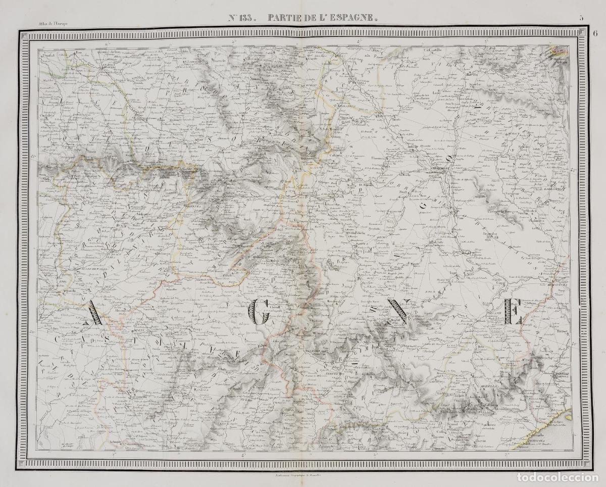 Art: Mapa de Hong Kong a Jieyang, costa este de China: N&deg;133. Partie de l'Espagne - Van der Maelen, Phili