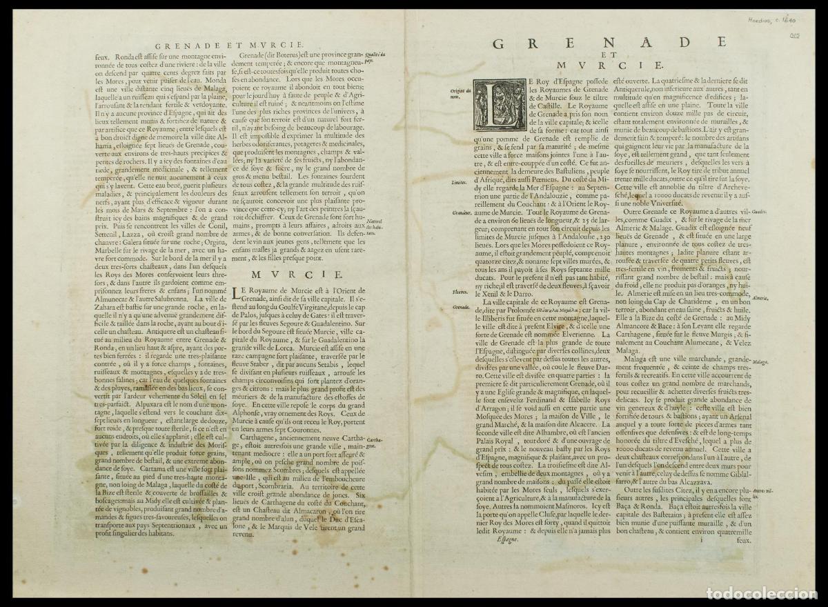 Art: Mapa de &Aacute;frica central: Granata et Murcia Regna - Hondius, Jodocus