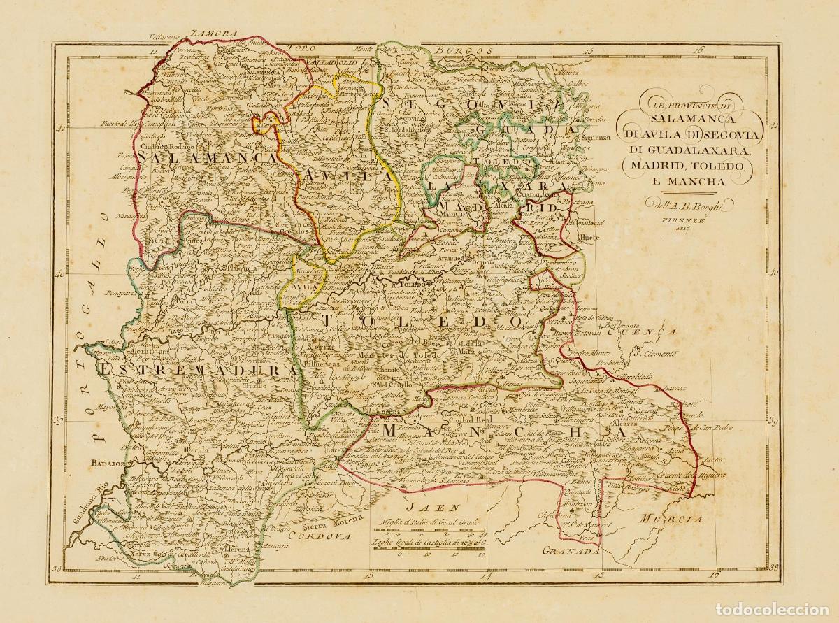 Art: Le Provincie di Salamanca, di Avila, di Segovia, di Guadalaxara, Madrid, Toledo e Mancha - Borghi, B