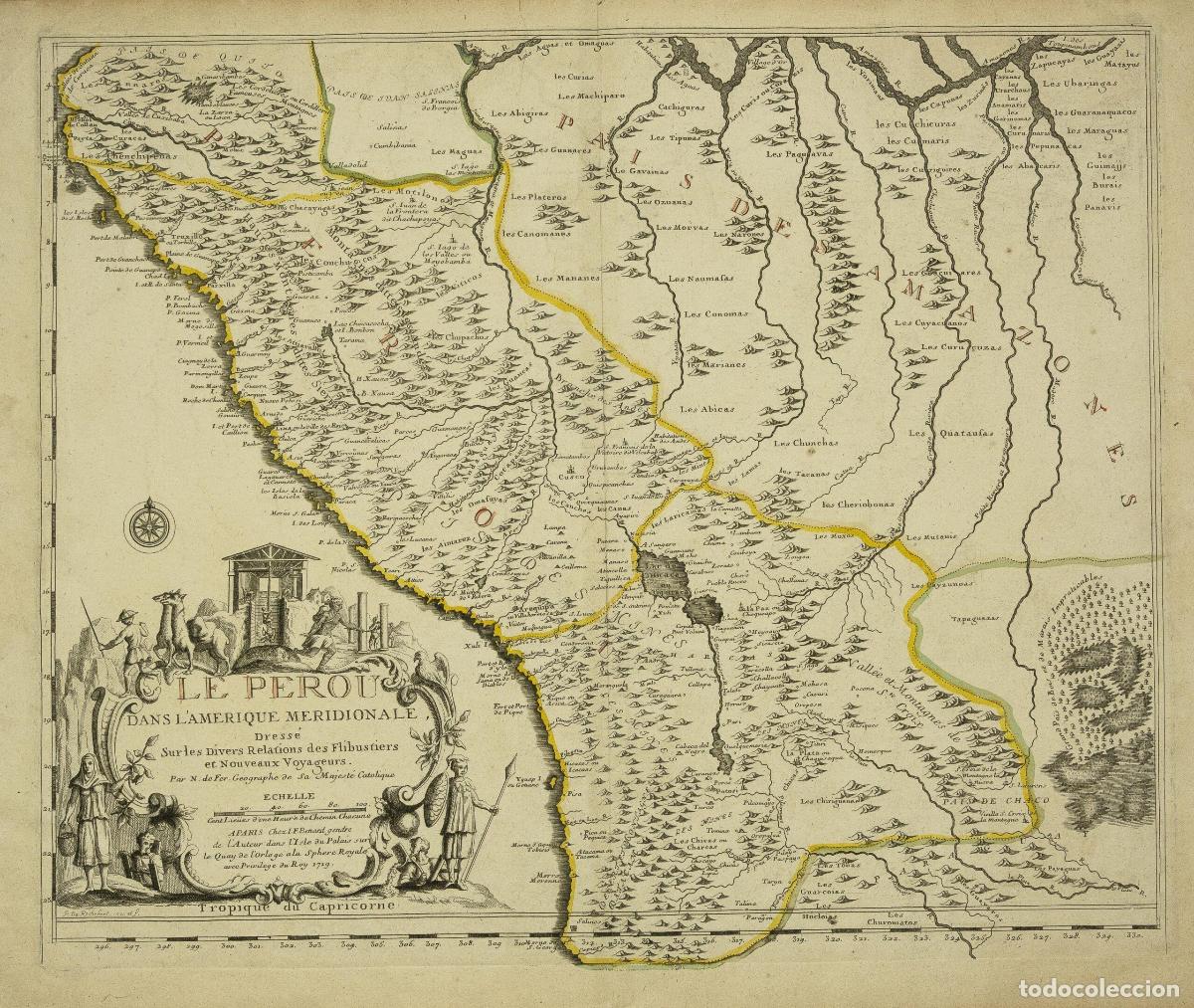 Art: Le Perou Dans l'Am&eacute;rique Meridionale - De Fer, Nicolas