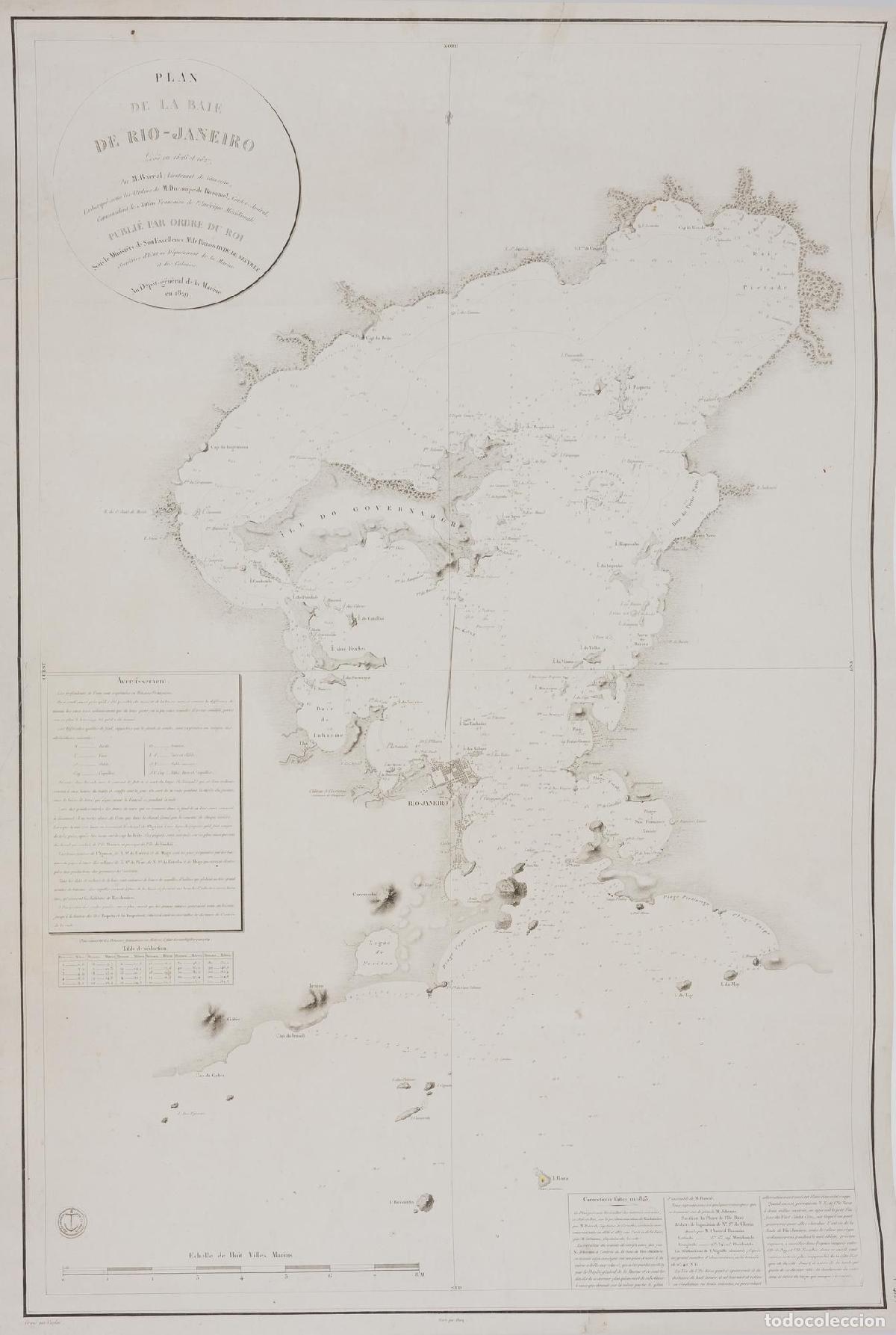 Art: Plan de la Baie de Rio-Janeiro - D&eacute;p&ocirc;t de la Marine