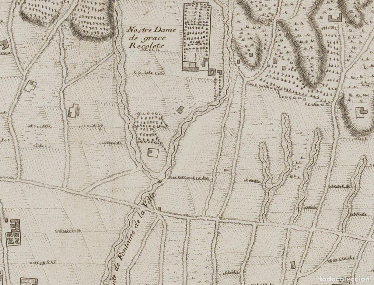 Arte: Plan et environs de Barcelonne - Baillieu - Foto 3