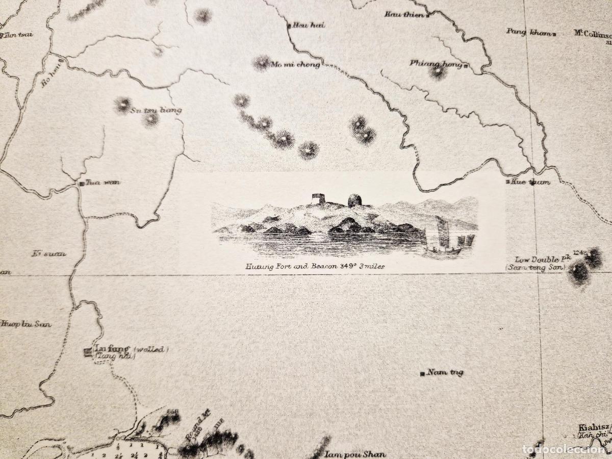 Art: China - Hong Kong to the Brothers From various Admiralty Surveys between 1845 and 1925. - British Ad