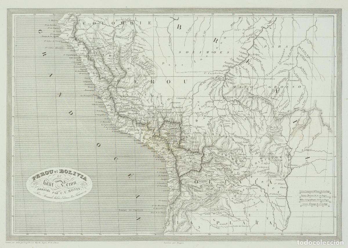 Art: Perou et Bolivia ou haut P&eacute;rou - Monin, Charles