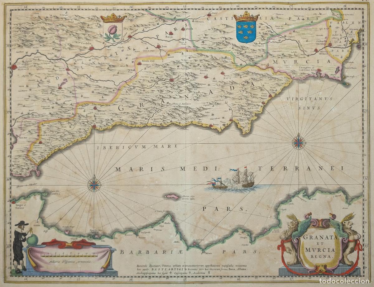 Arte: Granata et Murcia Regna. - Hondius, Jodocus
