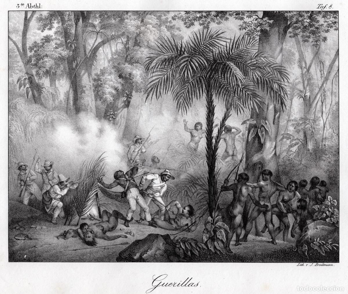 Arte: [Brazil / Brasil] Guerillas - Rugendas, Johann Moritz