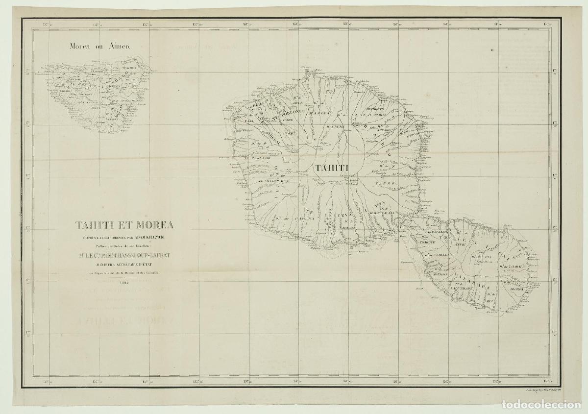 Arte: Tahiti et Morea - Minist&egrave;re de la Marine et des Colonies