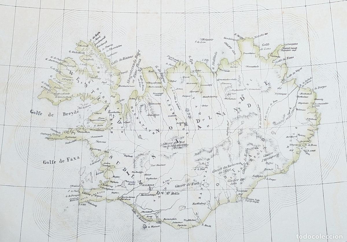 Arte: Islande. [Map of Iceland] - Vandermaelen, Philippe